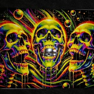 Neon Skull Puzzle by